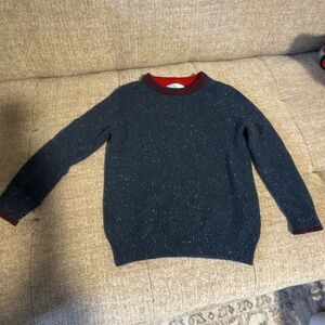 Boden Navy Sweater with Elbow Patches